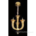 golden crystal and glass pendant lamp,chandelier